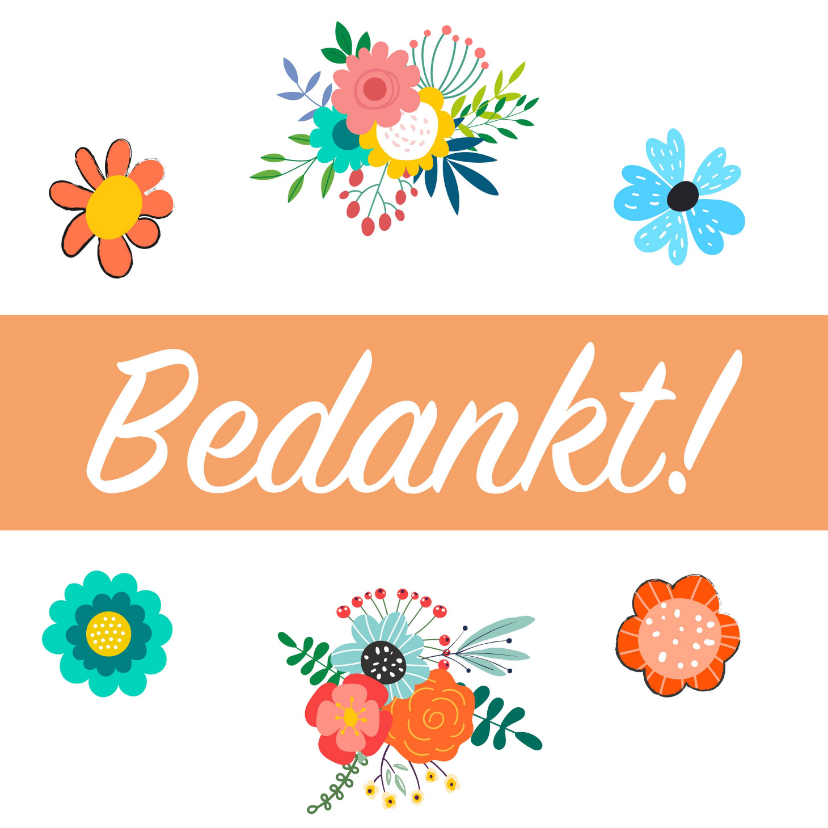 Bedankkaartjes - Bedankt dat je er voor me was