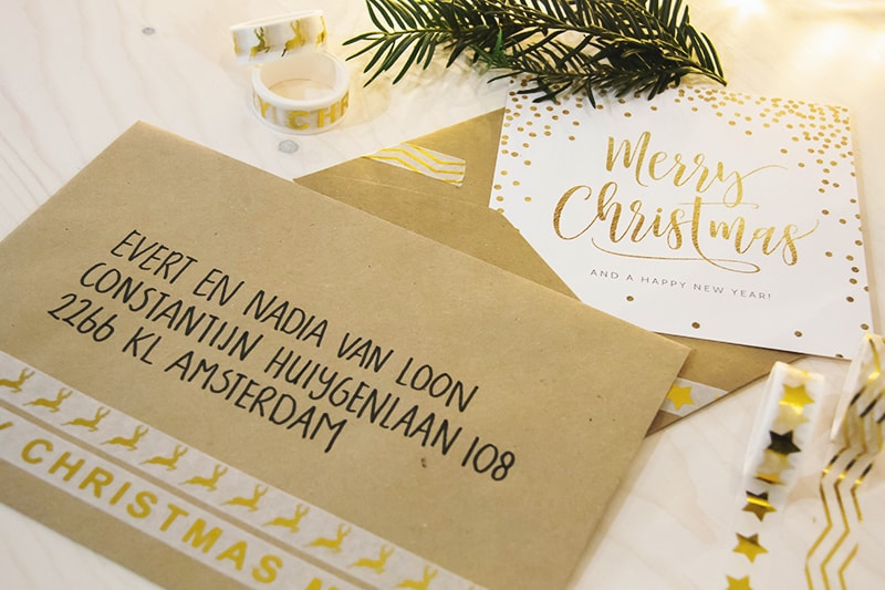 gevolg contrast Wegenbouwproces Envelop versieren voor kerst: 6 ideeën! - Kaartje2go Blog
