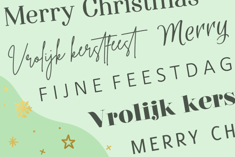 15 mooie kerst lettertypes voor je kerstkaart Kaartje2go