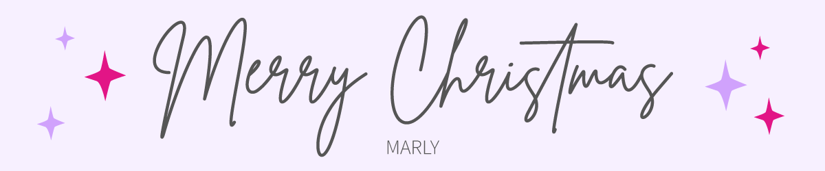 Kerst lettertype Marley