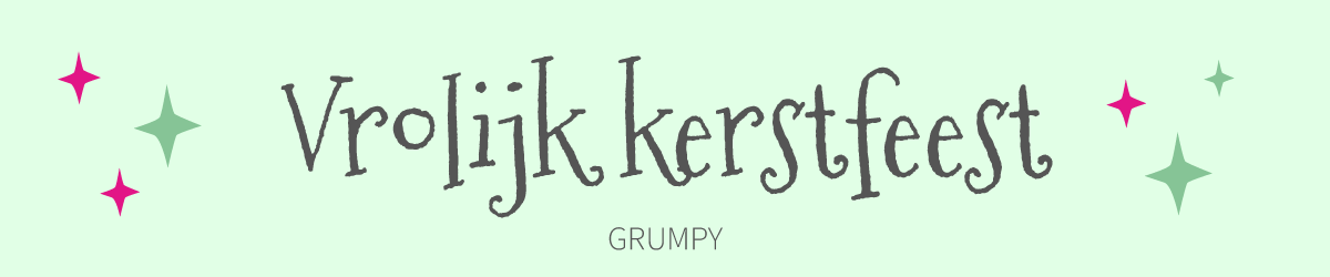 kerst lettertype Grumpy