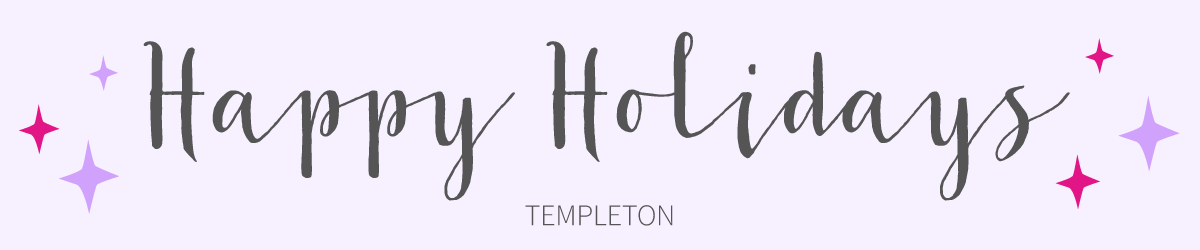 kerst lettertype Templeton