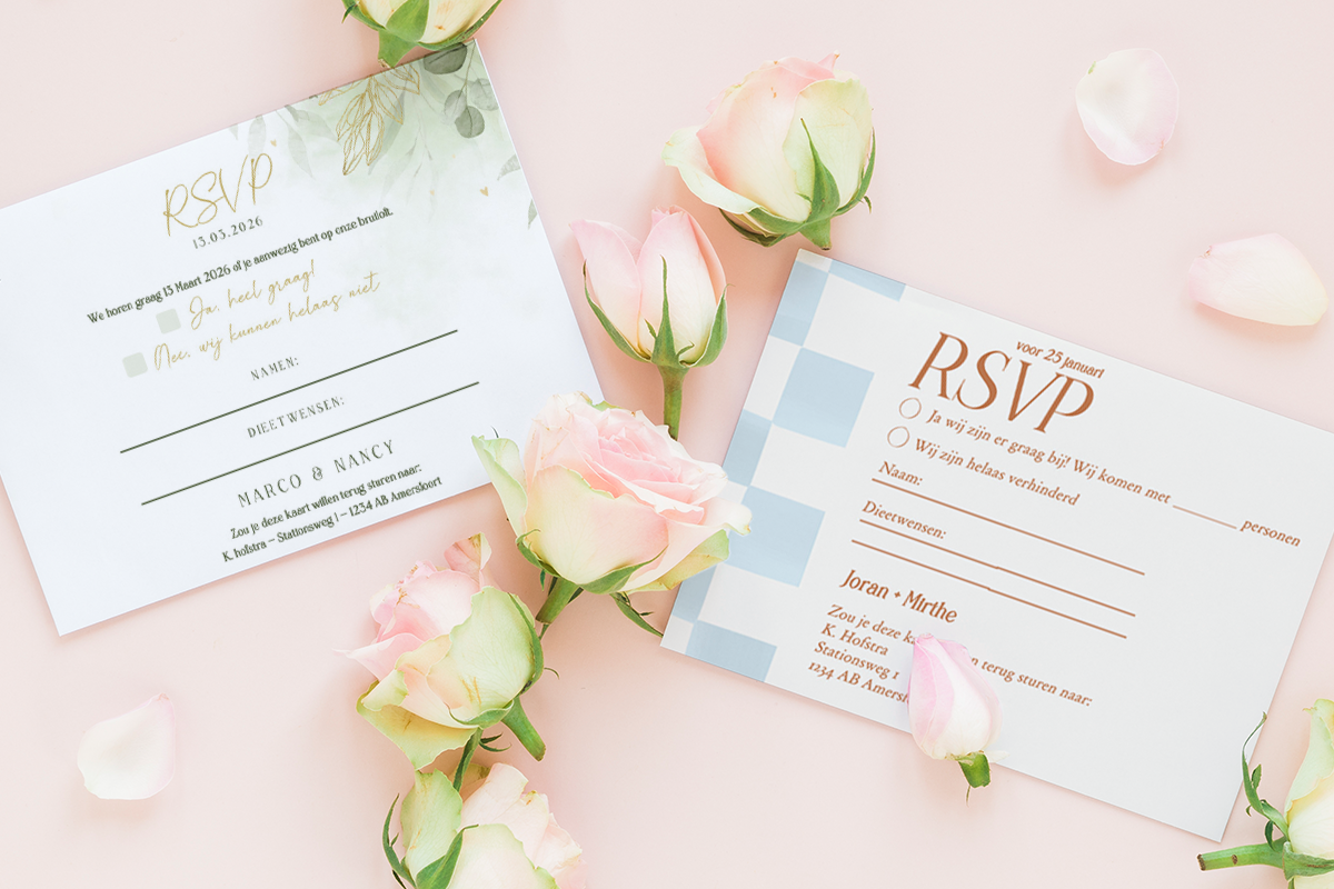 rsvp bruiloft uitnodiging