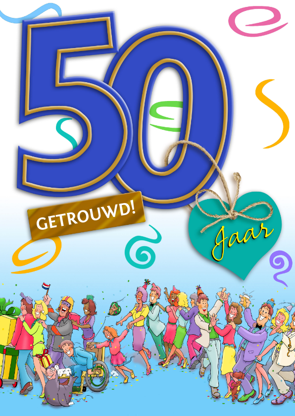 Beste Grappige felicitatie kaart 50 jaar samen | Kaartje2go CZ-69