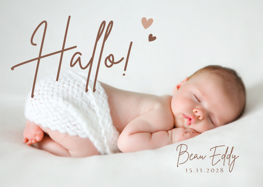 Fotokaarten - Foto-geboortekaartje met je mooiste babyfoto