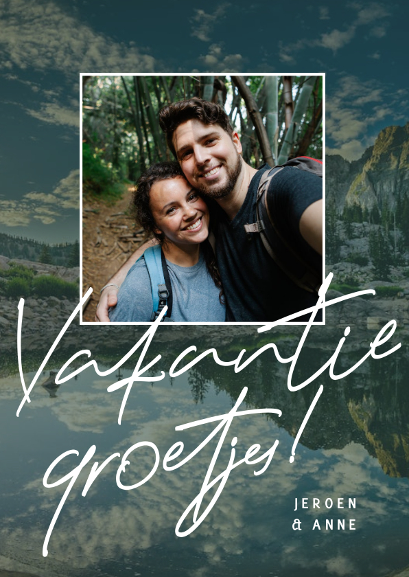 Fotokaarten - Fotokaart vakantiegroetjes aanpasbaar