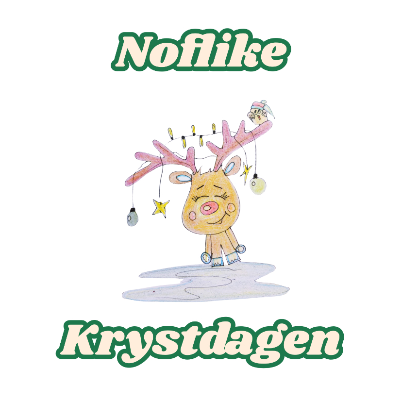 Fryske kaartsjes - Krystkaart Friese kerstwens