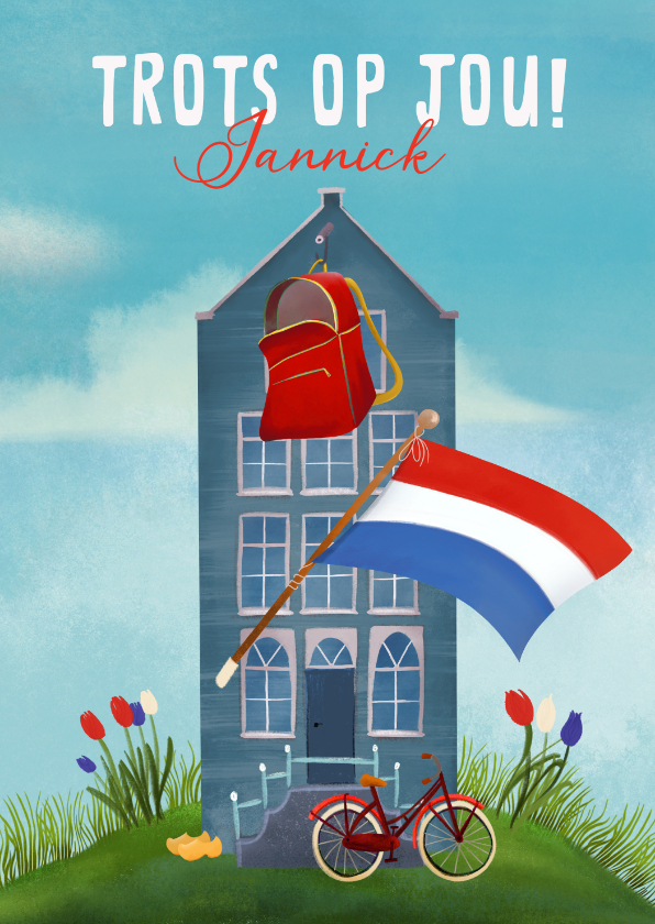 Geslaagd kaarten - Geslaagd kaart 'Hollands Trots'