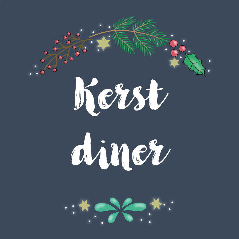 Uitnodiging Kerstdiner Tekst Kerst originele uitnodiging kerstdiner