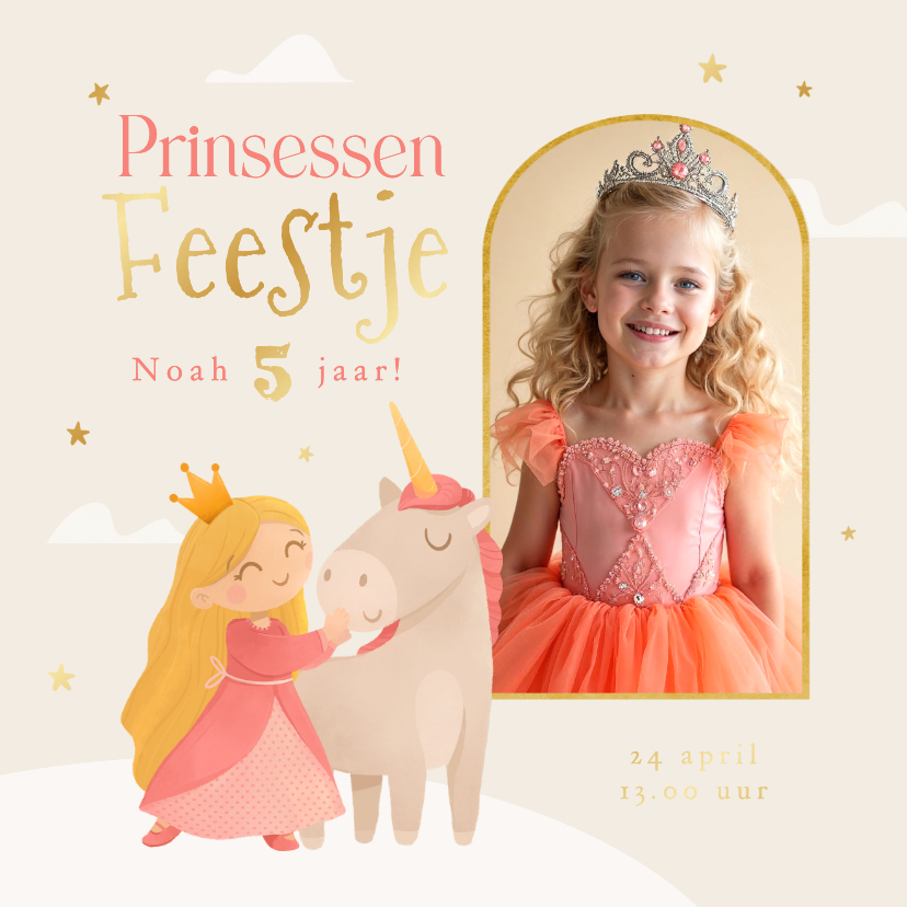 Kinderfeestjes - Kinderfeestje prinsessen ridders kasteel eenhoorn verkleed