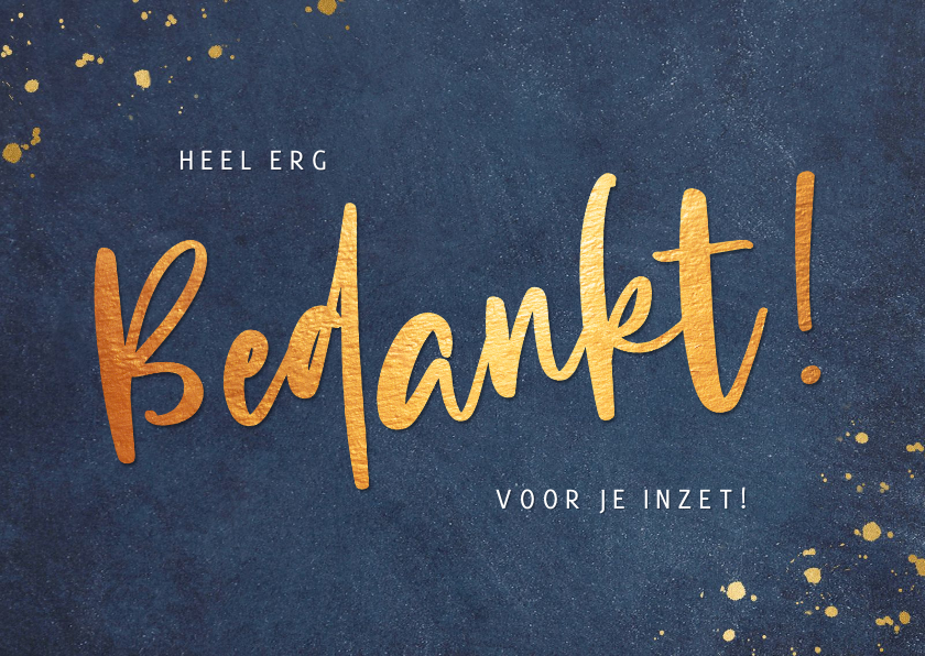 Nieuwjaarskaarten - Zakelijke nieuwjaarskaart - bedankt voor je inzet in 2025