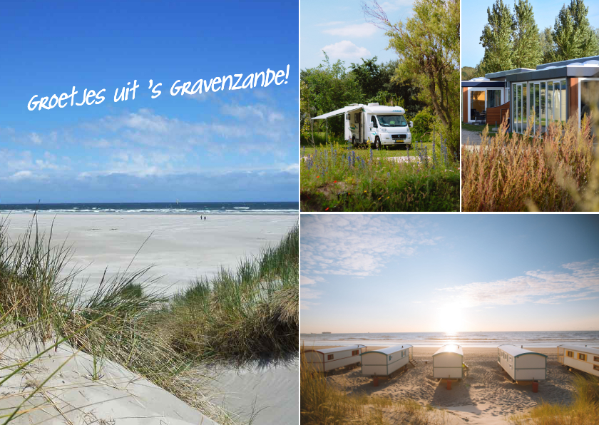 Vakantiekaarten - Groetjes uit 's Gravenzande - Strandpark Vlugtenburg