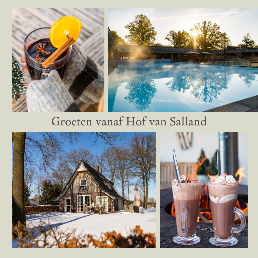 Vakantiekaarten - Vakantiegroetjes vanaf Hof van Salland! - Winter