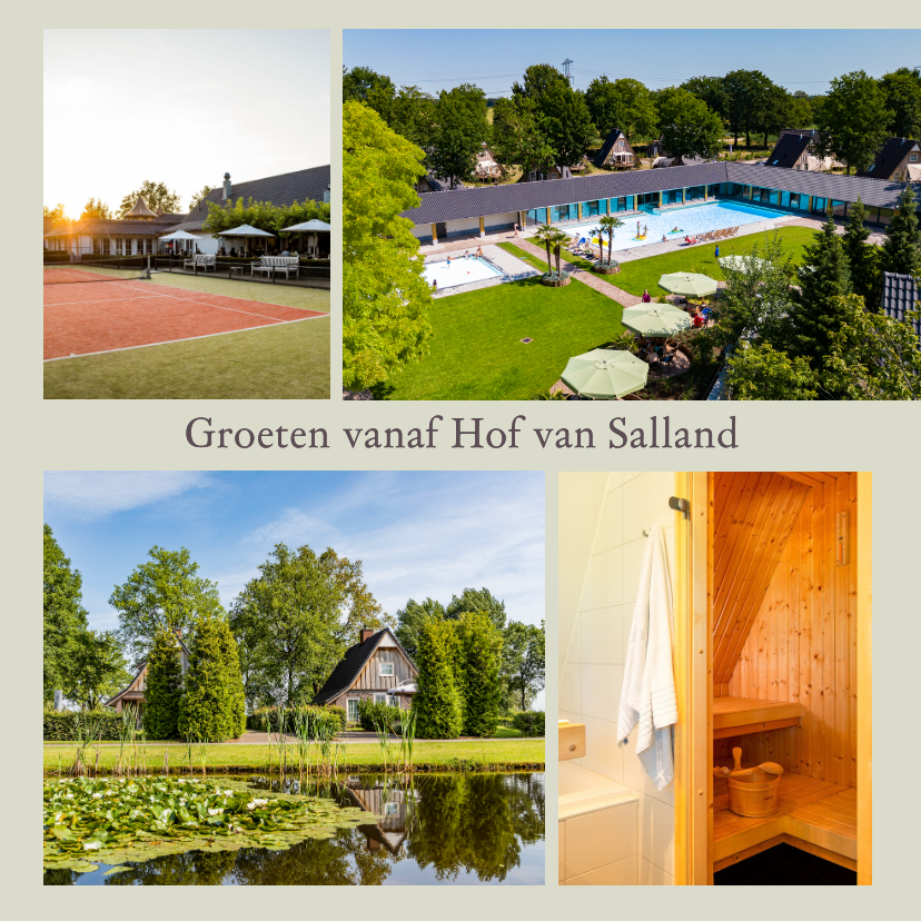 Vakantiekaarten - Vakantiegroetjes vanaf Hof van Salland! - Zomer