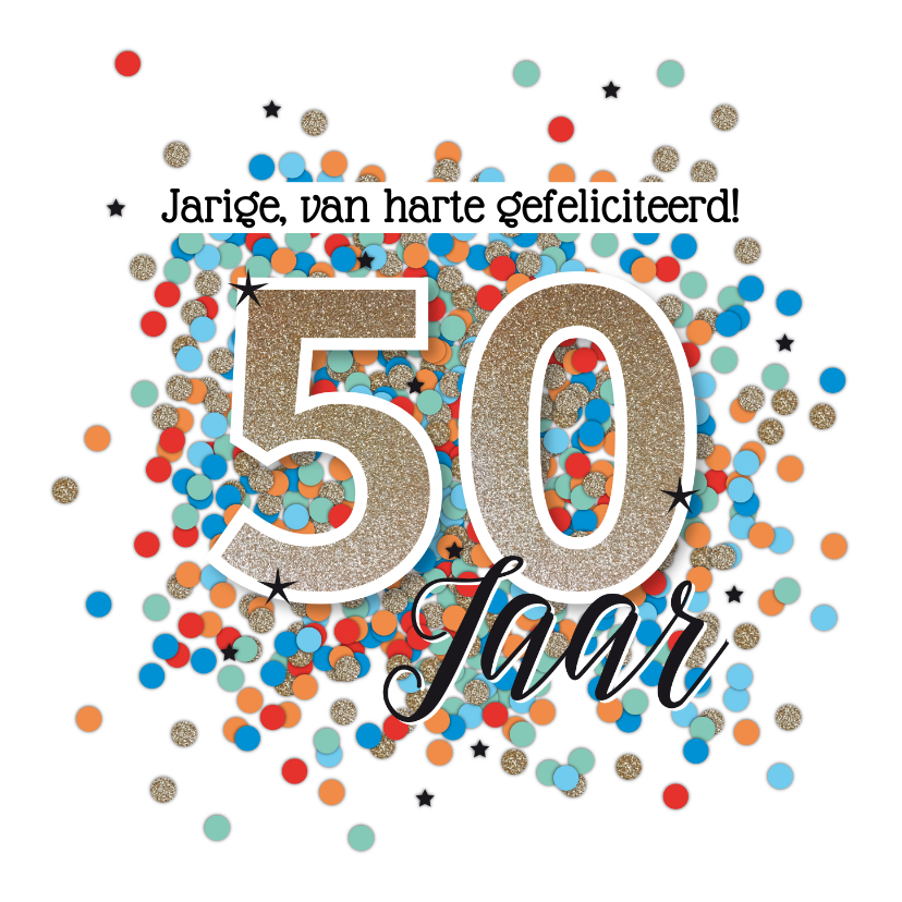 50 felicitatie verjaardag | Kaartje2go