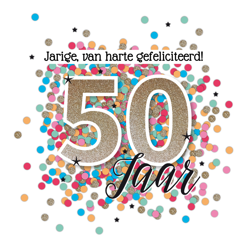 op vakantie Waden Mew Mew Sarah 50 jaar felicitatie kaart verjaardag | Kaartje2go