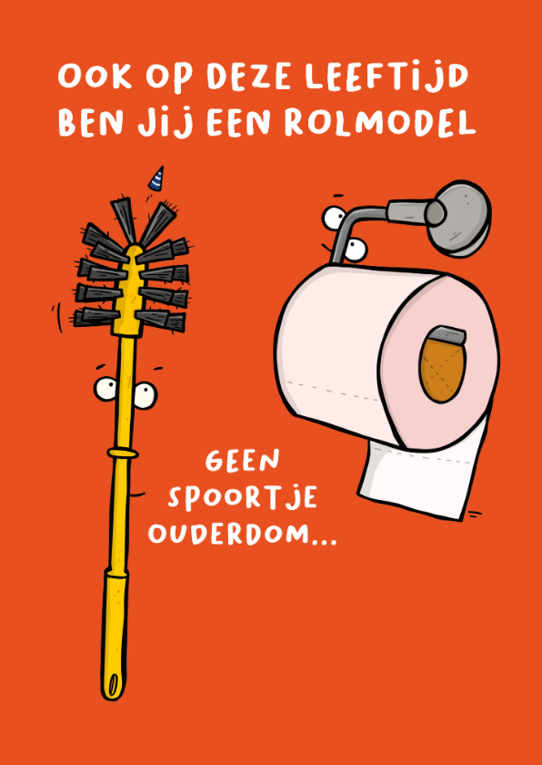 Verjaardagskaarten - Verjaardagskaart geen spoortje ouderdom...