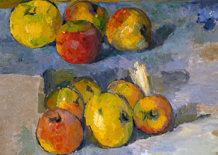 Wenskaarten - Kunstkaart van Paul Cezanne.  Stilleven met appels