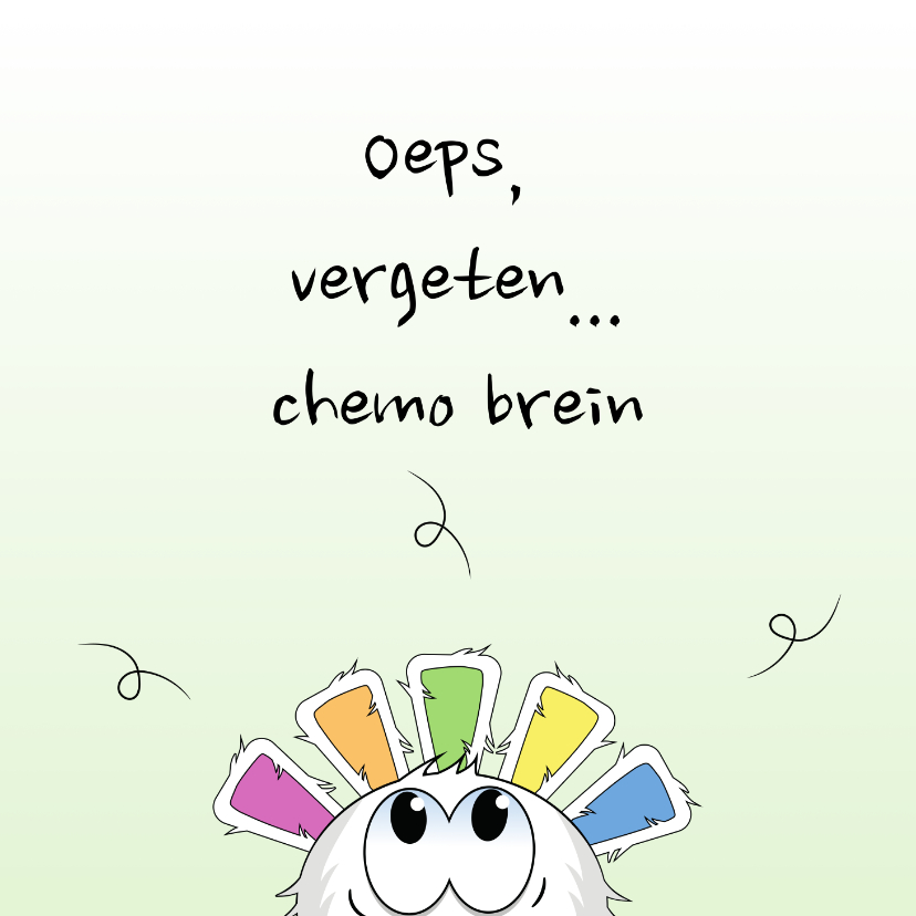 Wenskaarten - Oeps, vergeten... chemo brein