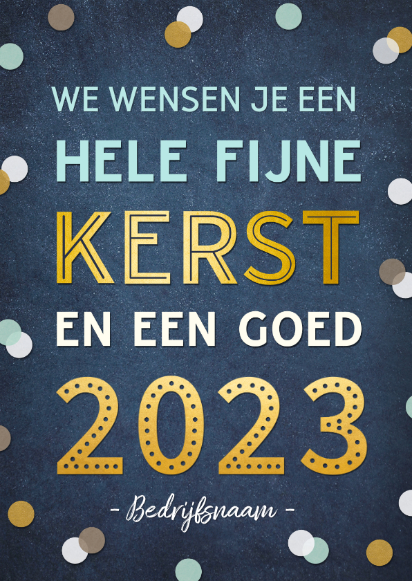 Zakelijke Kerstkaart Met Tekst En Vrolijke Kaartje Go